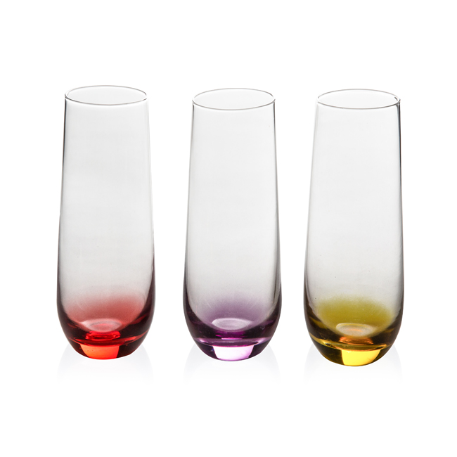 Printing Color Champagne Glasses 300ml,GS0204
